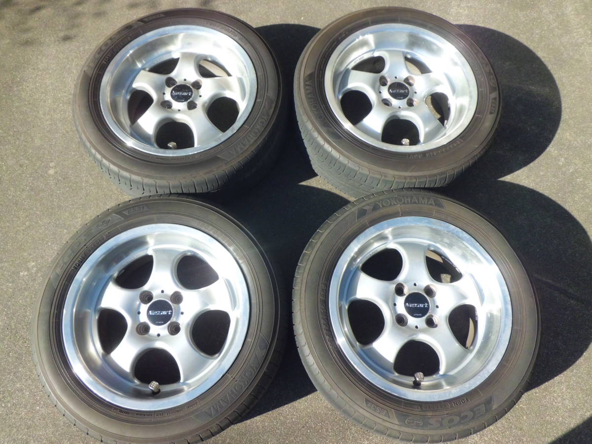 Yokohama WORK +38 Nezart 15インチ 6.5J 100-4穴 185⁄55R15 タイヤ