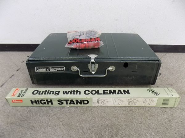 100%新品，人気SALE K025-S3-5736 引取限定 Coleman コールマン The Power House 413H ツーバーナーコンロ / HIGH STAND 149-5411 現状品⑱(ツーバーナー)｜売買されたオークション情報、yahooの商品情報をアーカイブ公開 - オーク ツーバーナー