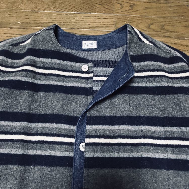 テンダーロイン　ブランケットコート　ウール　デニム　blanket coat 19AW TENDERLOIN BLANKET COAT INDIGO テンダーロイン ブランケット
