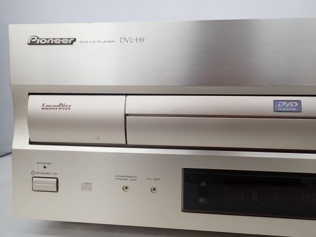 053S93□Pioneer DVL-H9 DVD/LD リモコン・取説付き□ Pioneer DVD⁄LD