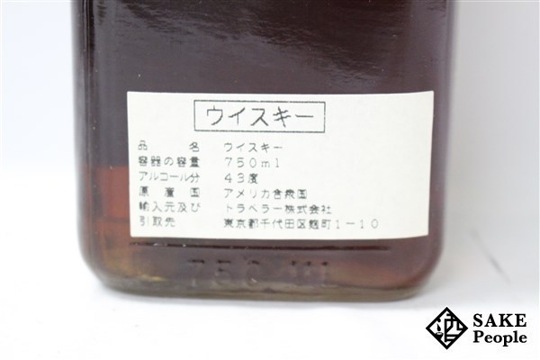 ◇注目! アンダーソンクラブ 15年 750ml 43% バーボン ウイスキー 箱付