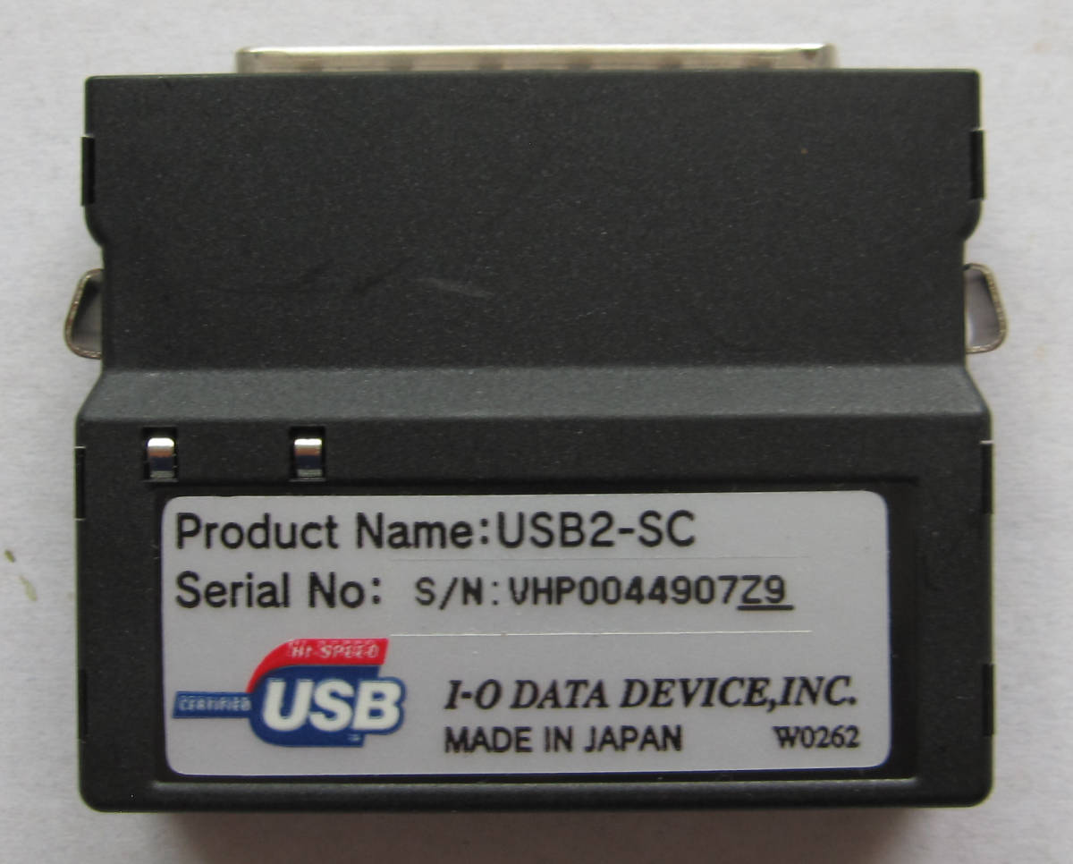 I-O DATA☆USB SCSI機器用コンバーター USB2-SC2☆中古 SCSI ケーブル
