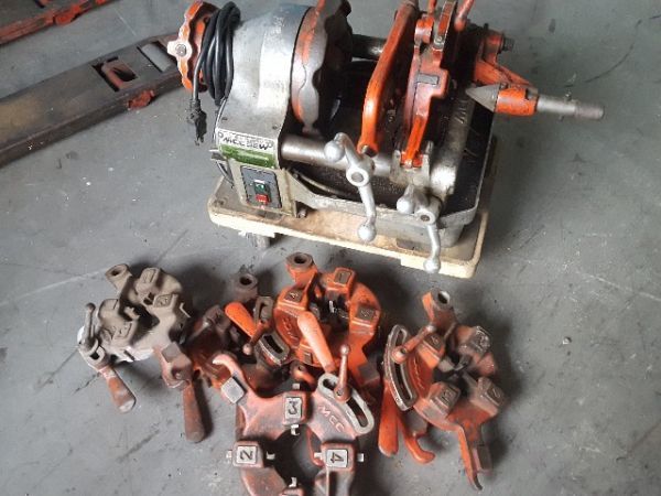 値下げ　ねじ切り MCC32W MCC 松阪鉄工所 パイプマシン ねじ切り機 MCC32W LM-21 ※現状渡し