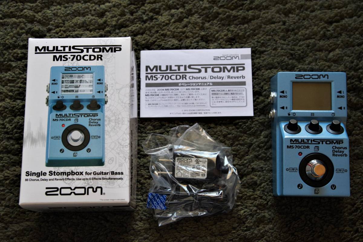ZOOM MultiStomp MS-70CDR | MS-70CDR+ マルチストンプ ⁄ ストンプ