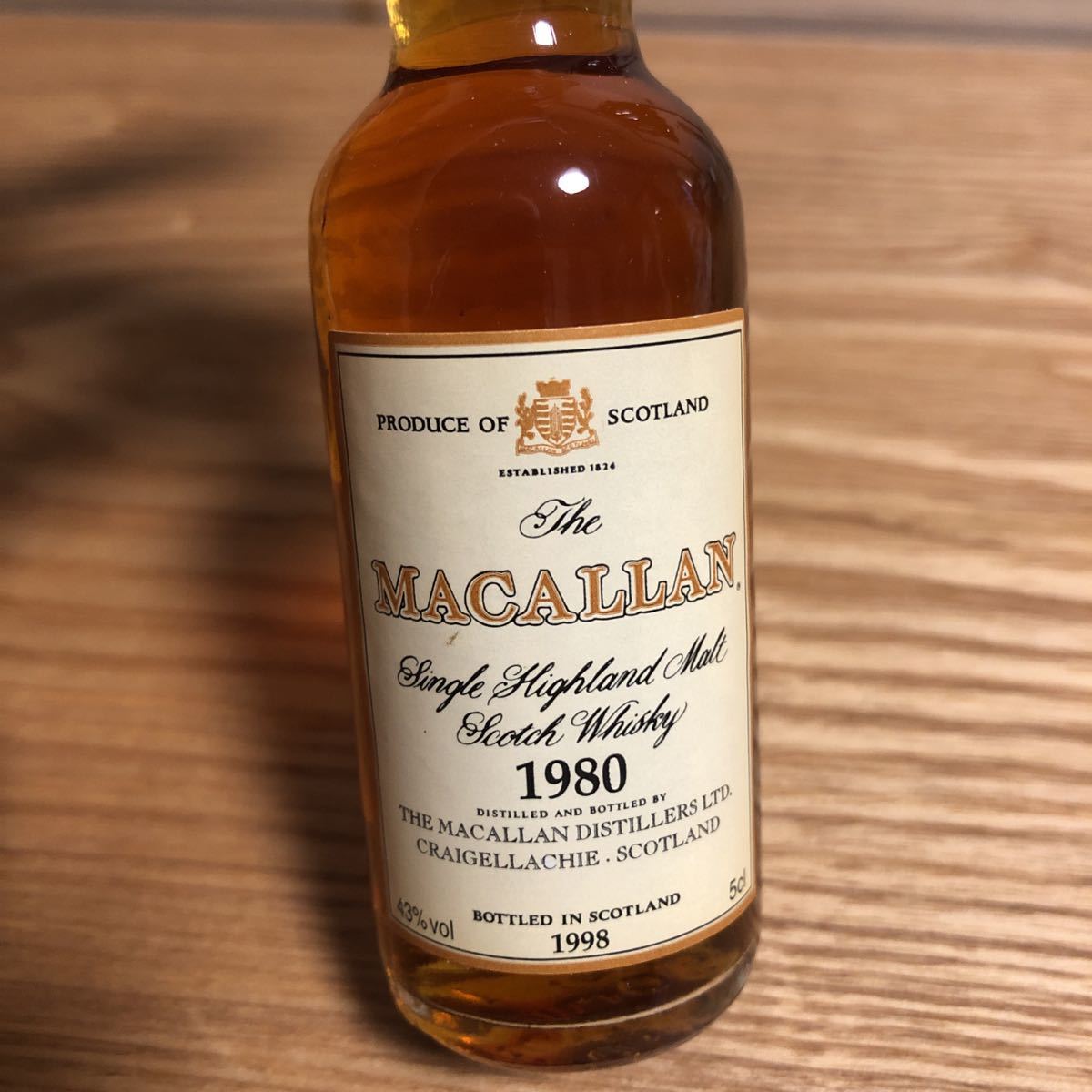マッカラン 18年 ザ 50ml ミニボトル 新品未開封 公式通販 1980-1998
