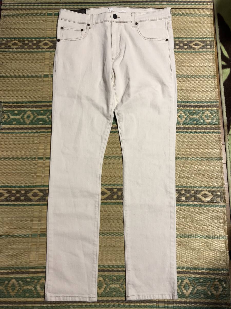 Wrangler ラングラー W34 バングラデシュ製 新品未使用 デニム ジーンズ スリムテーパード ストレッチ 革パッチ ZIP UP 人気 アメカジ