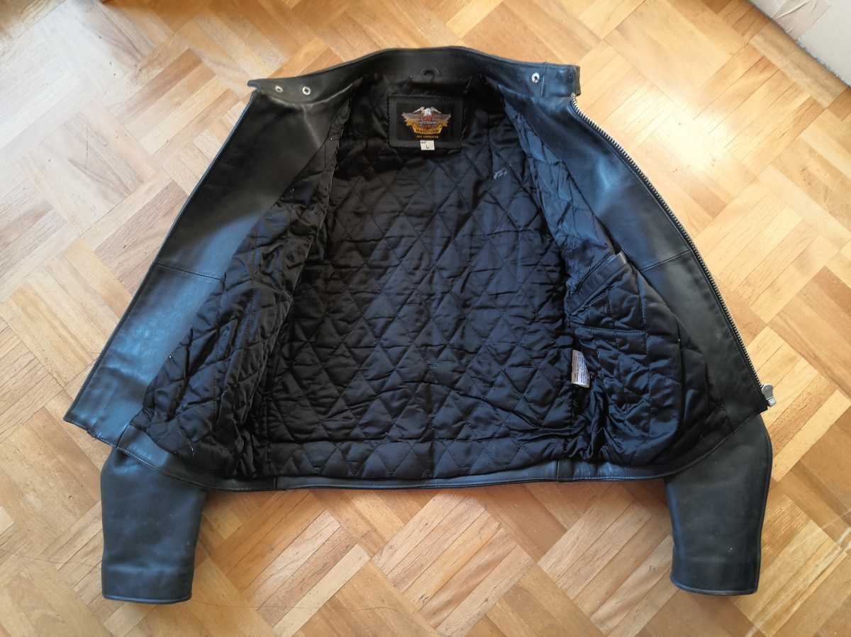 ☆H.D.C.正規品☆ハーレー・ダビッドソン シングルレザージャケット 