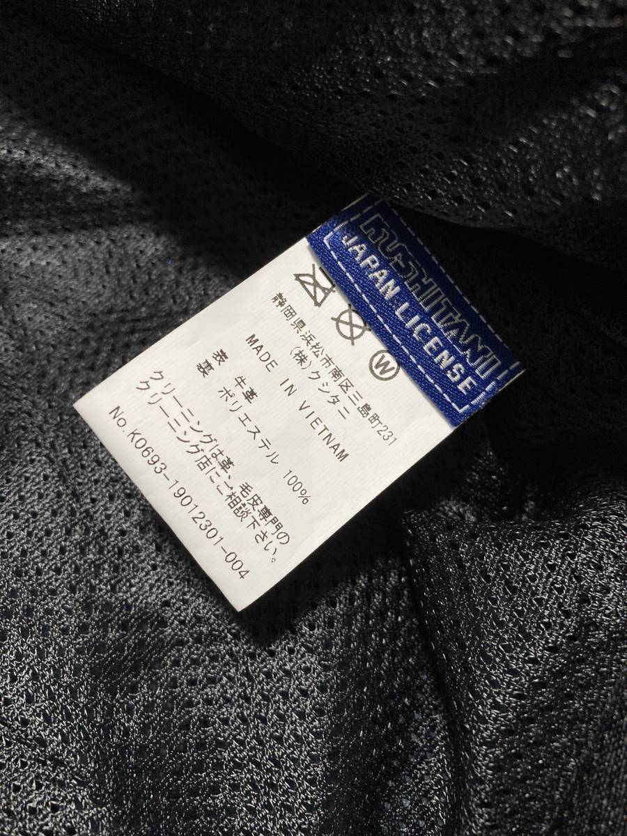 未使用☆[KUSHITANI] 19AW 定価70，400 TAILED JACKET テイルドジャケット バイカーレザーライダース L K-0693 牛革 ネイビー クシタニ LIMITED EDITION 受注生産モデルのご案内｜KUSHITANI kushitaniの中古品・新品 -(クシタニ kushitani)の中古品・新品