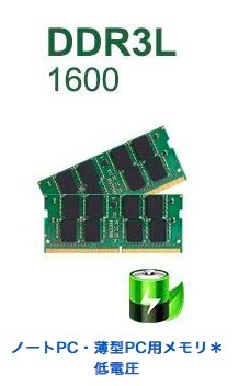 DDR4 | Kingston NVMe 5年保証 CL46 Kingston 新品未開封　増設メモリ 3か月動作保証 ノートパソコン用 1.35V (低電圧) メモリ８GB×2枚（16GB）DDR3L 1600 PC3L-12800S　金