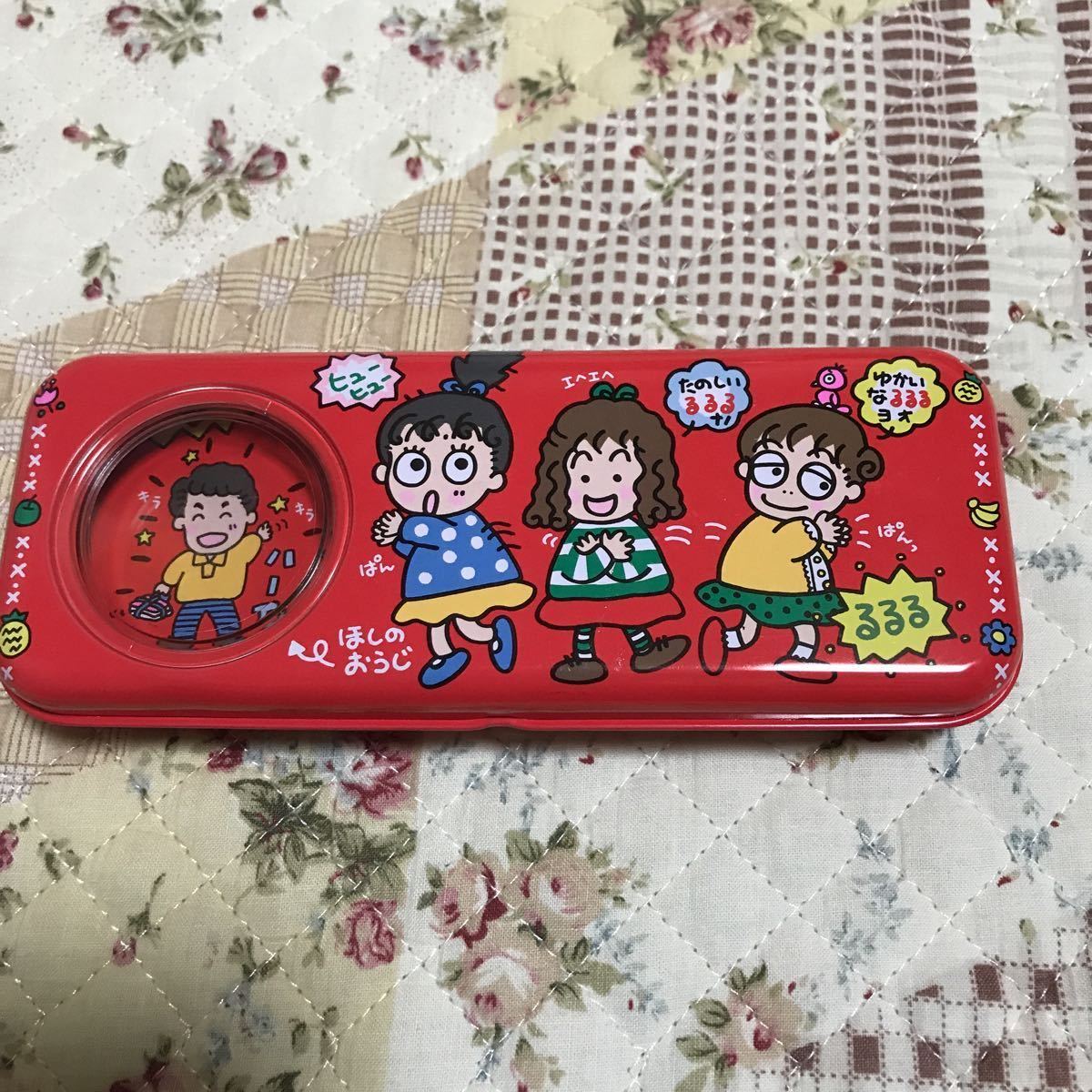 ☆レア☆レトロ☆サンリオ☆るるる学園☆缶ケース☆筆箱☆未使用品 