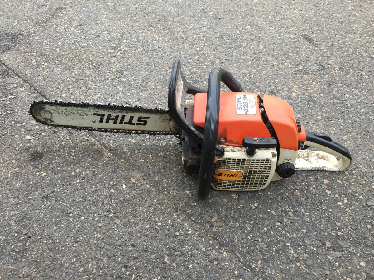 スチールチェーンソー 032AV ジャンク STIHL エンジンチェーンソー 