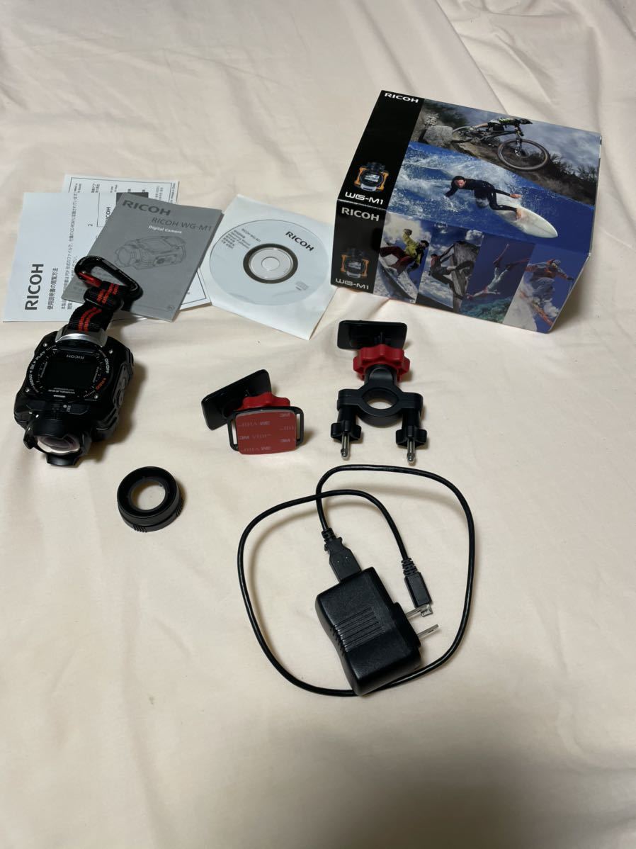 人気SALE，高品質 RICOH リコー アクションビデオカメラ WG-M1 バイク サイクルアダプター付(リコー)｜売買されたオークション情報、yahooの商品情報をアーカイブ公開 - オークファン リコー