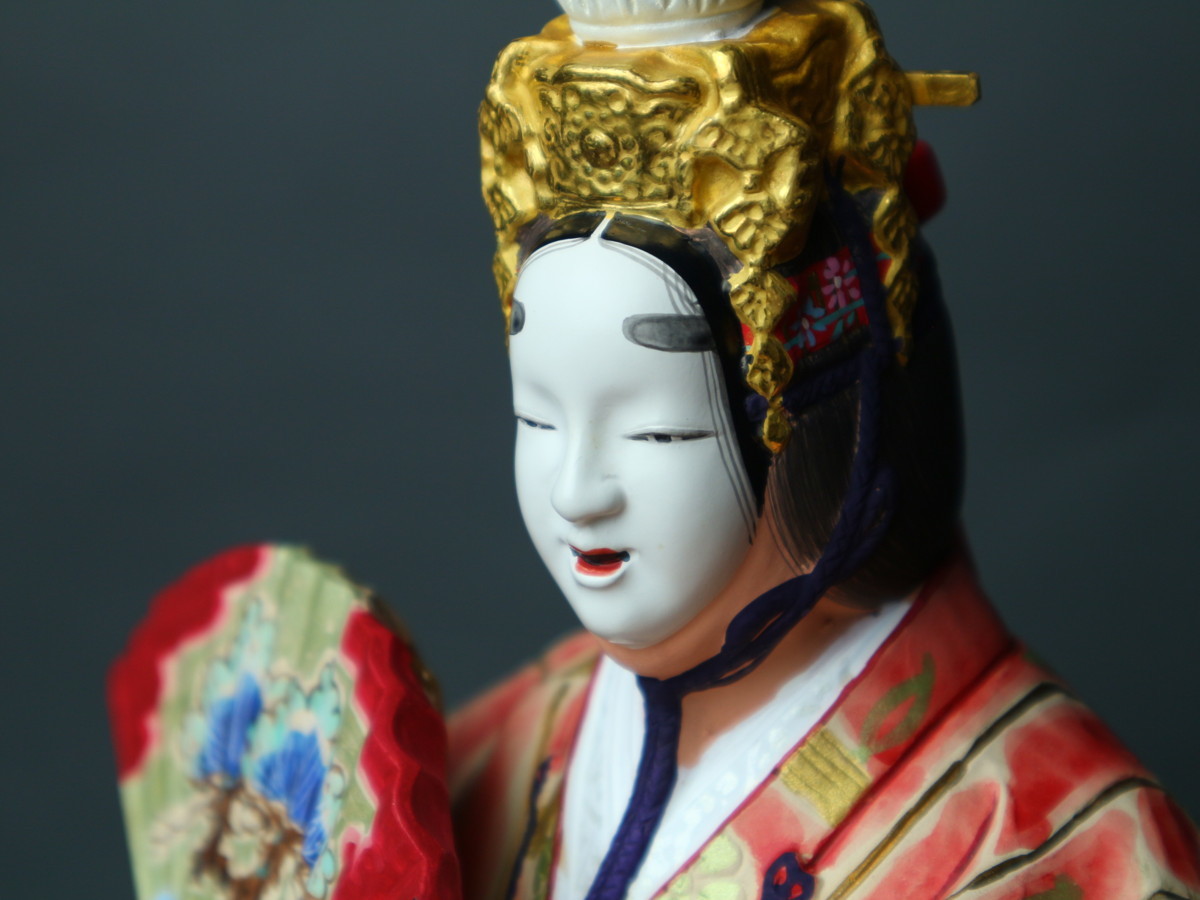 北岡秀雄 - 日展作家 能 博多人形 Yahoo!オークション 羽衣 日本の伝統