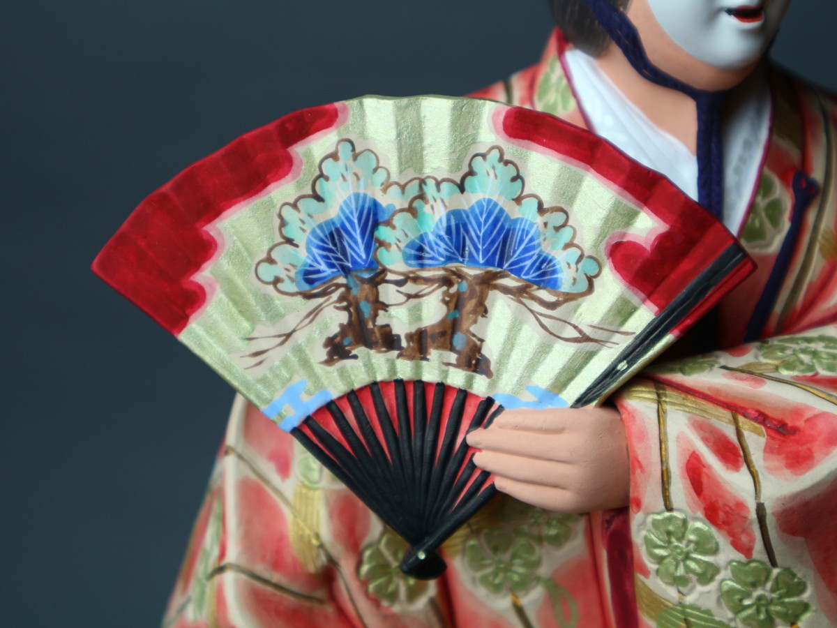 北岡秀雄 - 日展作家 能 博多人形 Yahoo!オークション 羽衣 日本の伝統