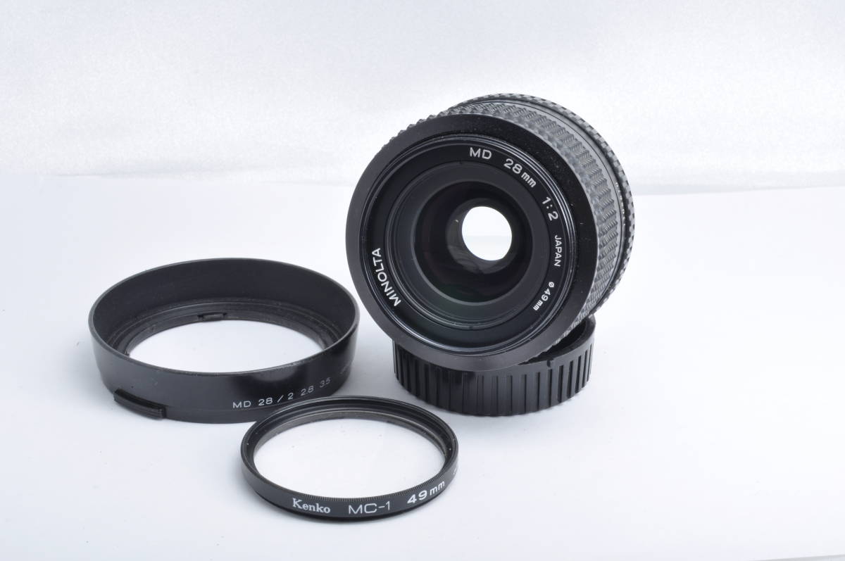 6335 MINOLTA MD 28mm F2 ミノルタ 広角レンズ 28mm MD MINOLTA f2.5