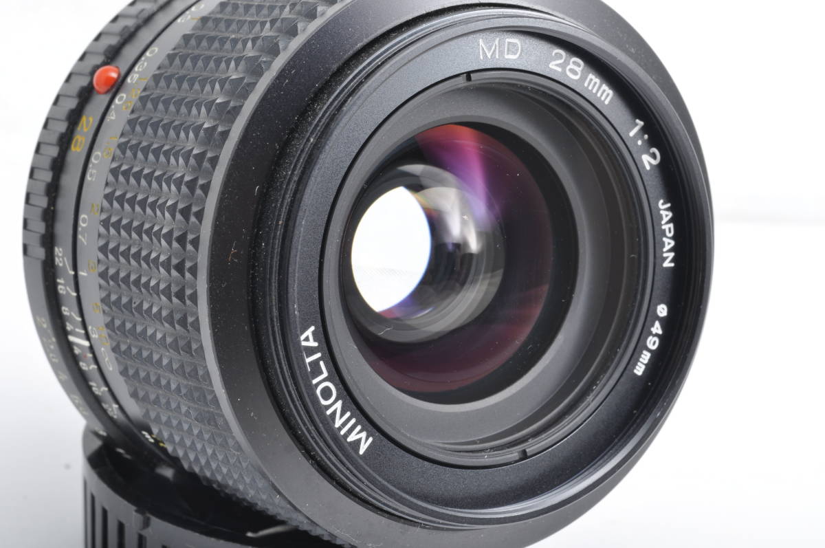 6335 MINOLTA MD 28mm F2 ミノルタ 広角レンズ 28mm MD MINOLTA f2.5