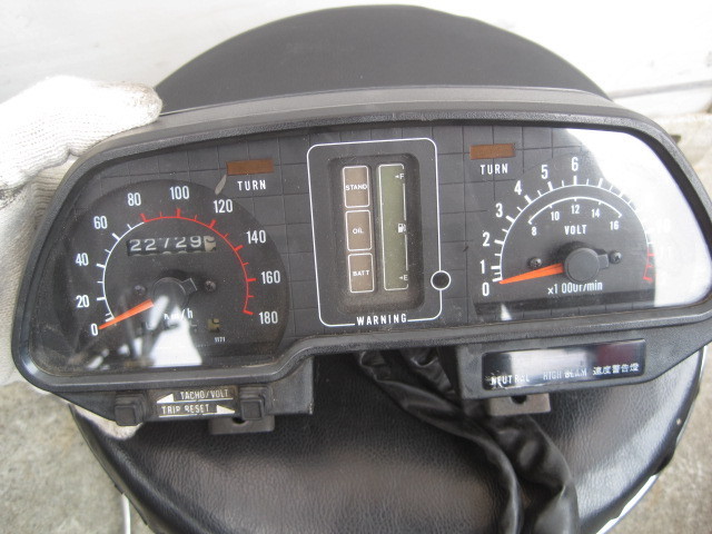 カワサキ GPZ400F2 KZ400M Z400GP 純正 タコメーター & スピード