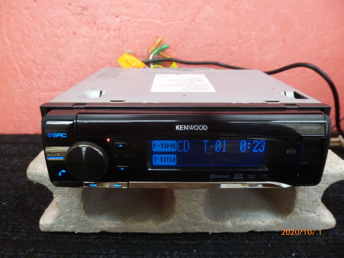 KENWOOD U585BT ブルートゥース/CD/USB/SD U585BT - KENWOOD ケンウッド USB Bluetooth Yahoo!オークション CD SD