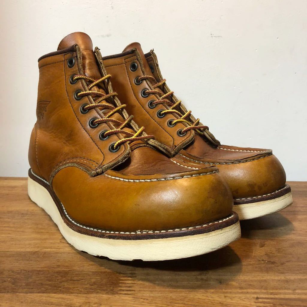 【定番人気，限定SALE】 良品 レッドウィング サイド羽タグ 875 US8 Eワイズ RED WING アイリッシュセッター オロイジナル 検索 9875 半円犬タグ 8131 8179(8インチ)｜売買されたオークション情報、yahooの商品情報をアーカイ 8インチ