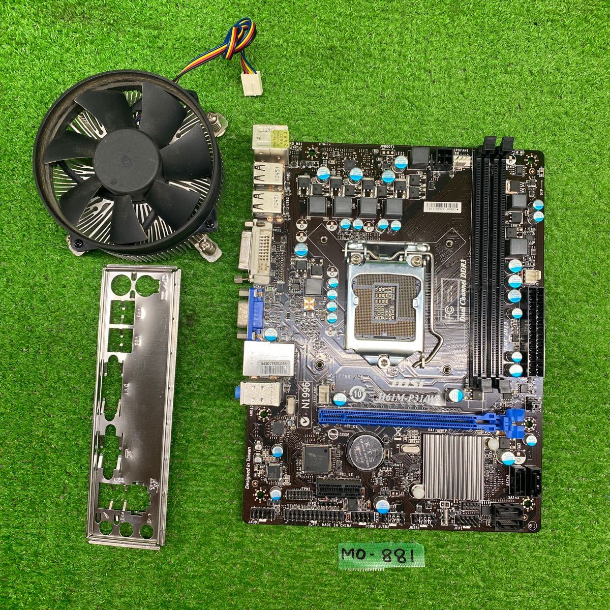 MO-881 激安 マザーボード msi H61M-P31/W8 LGA1155 BIOS立ち上がり確認済み ジャンク MSI H61M-P31&frasl;W8 Motherboard Specification USA (USED)