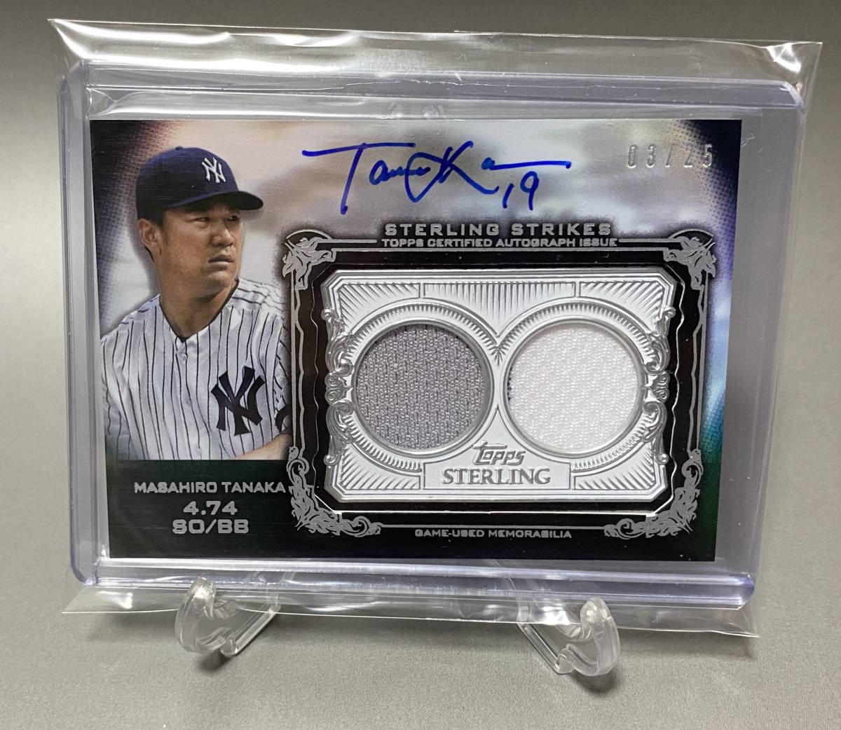 世界25枚限定】田中将大 トップス直筆サインカード ◇ Topps 2020