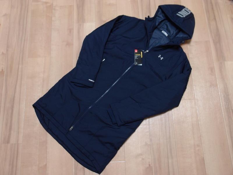  UNDER ARMOUR 中綿 ロングコート M 定価2万 ネイビー 1305908 INSULATED LONG CORT ベンチコート インサレイテッド(コート)｜売買されたオークション情報、yahooの商品情報をアーカイブ公開 - オークファ コート