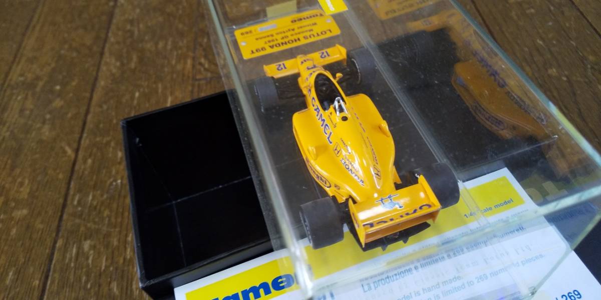 TAMEO タメオ 完成品 1/43 ロータス 99T 1987年 モナコGP アイルトン