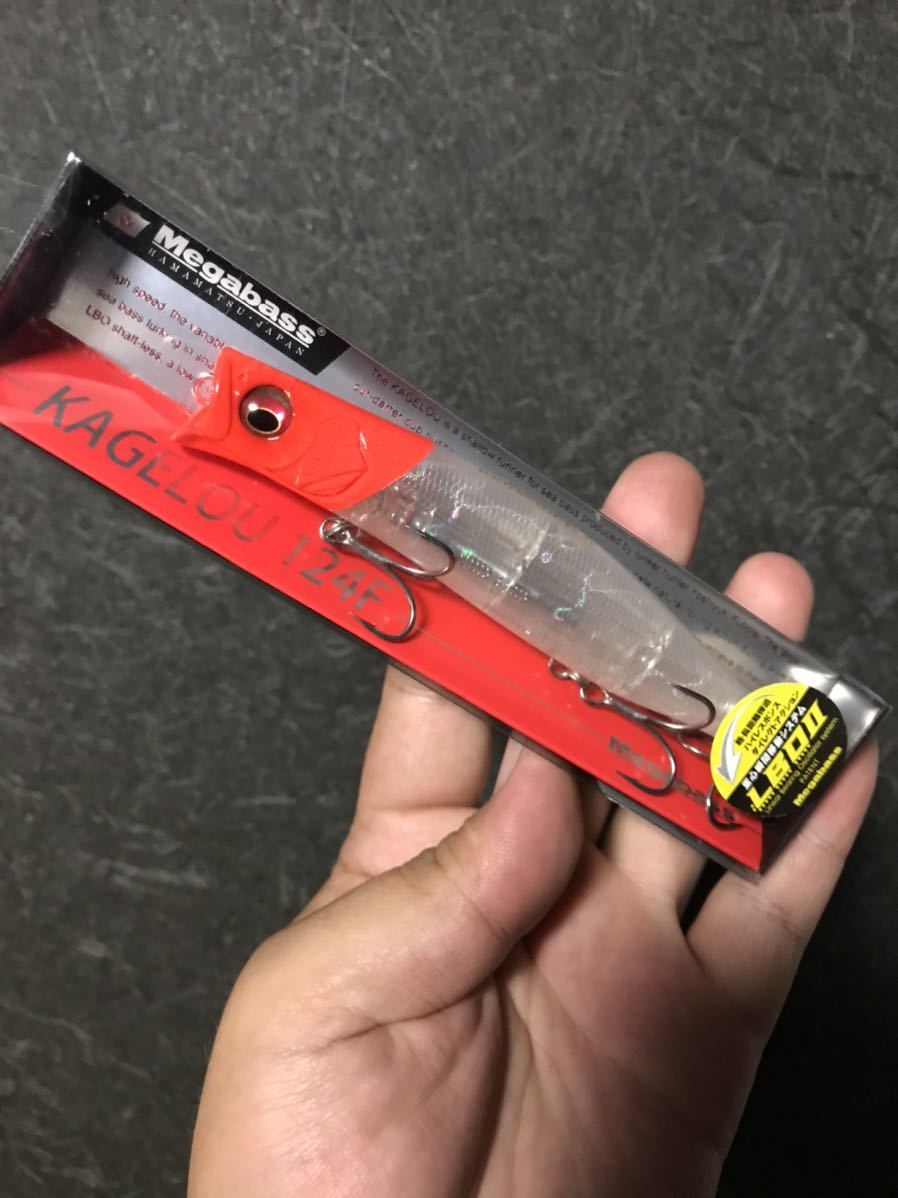 正規品，SALE メガバス カゲロウ124F レッドヘッド KAGELOU124F 品 シーバス スズキ(ミノー)｜売買されたオークション情報、yahooの商品情報をアーカイブ公開 - オークファン 海水