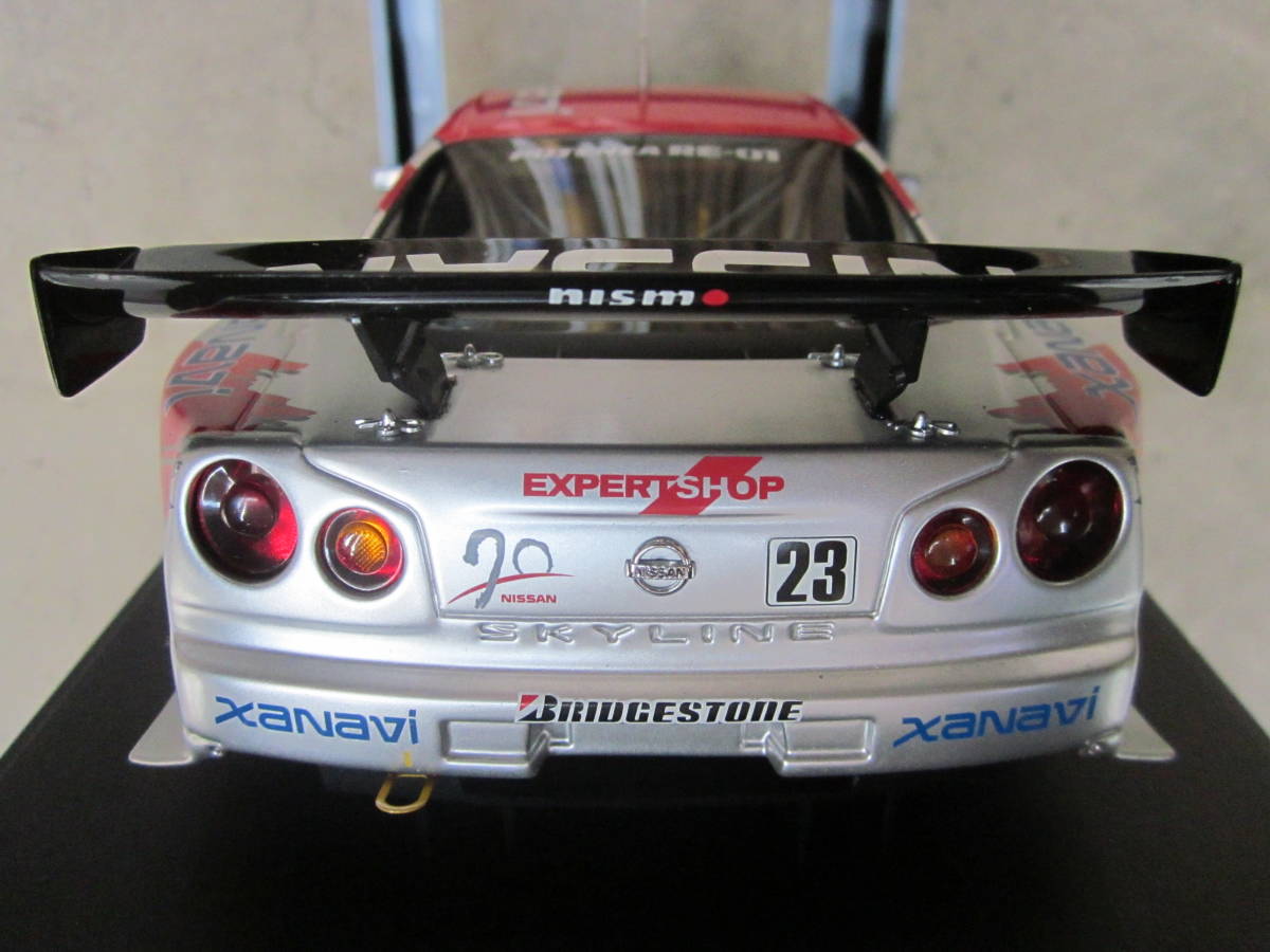 オートアート☆1/18 ザナヴィ ニスモ GT-R (R34) JGTC 2003 #23 GT500