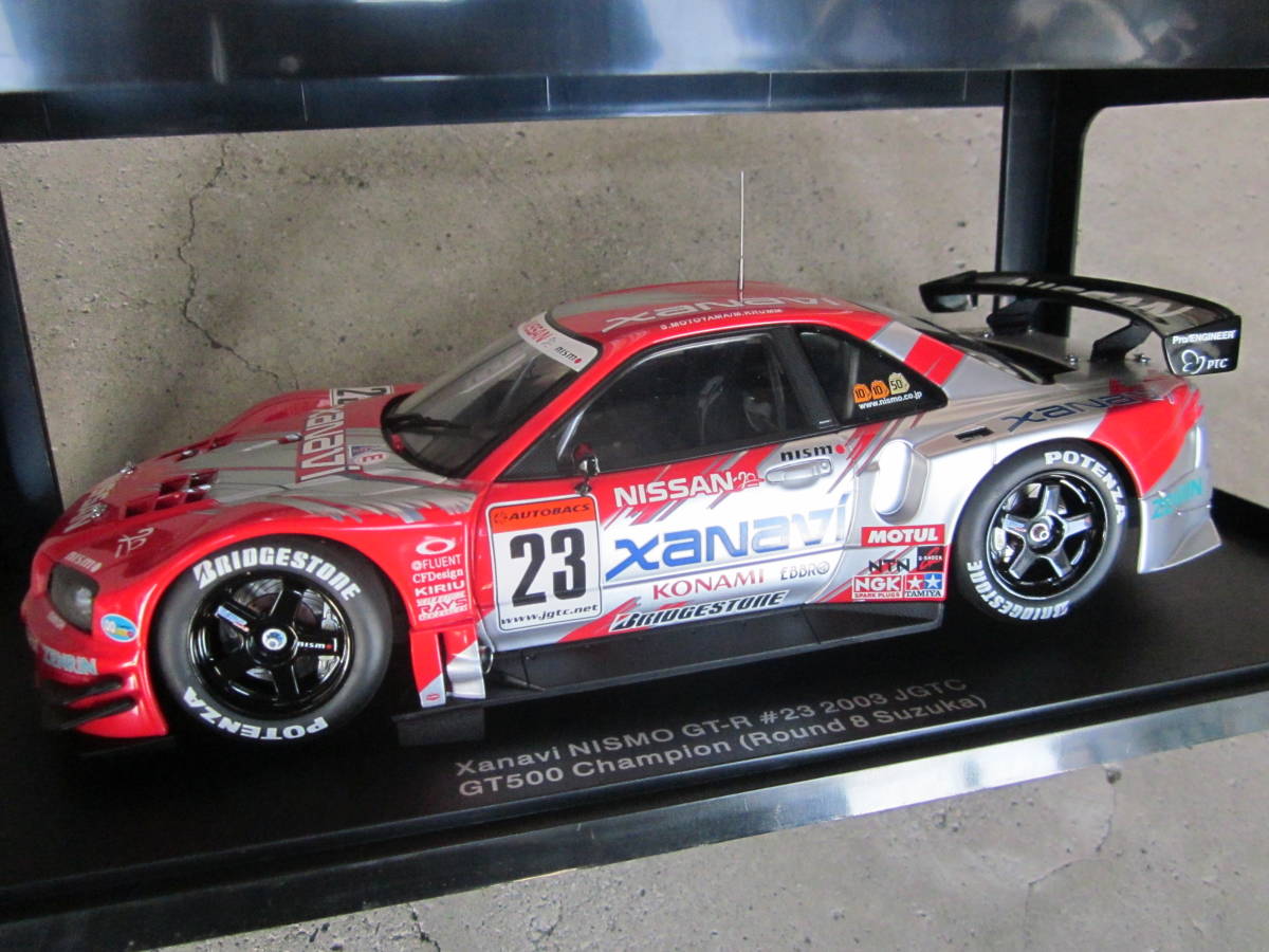 オートアート☆1/18 ザナヴィ ニスモ GT-R (R34) JGTC 2003 #23 GT500