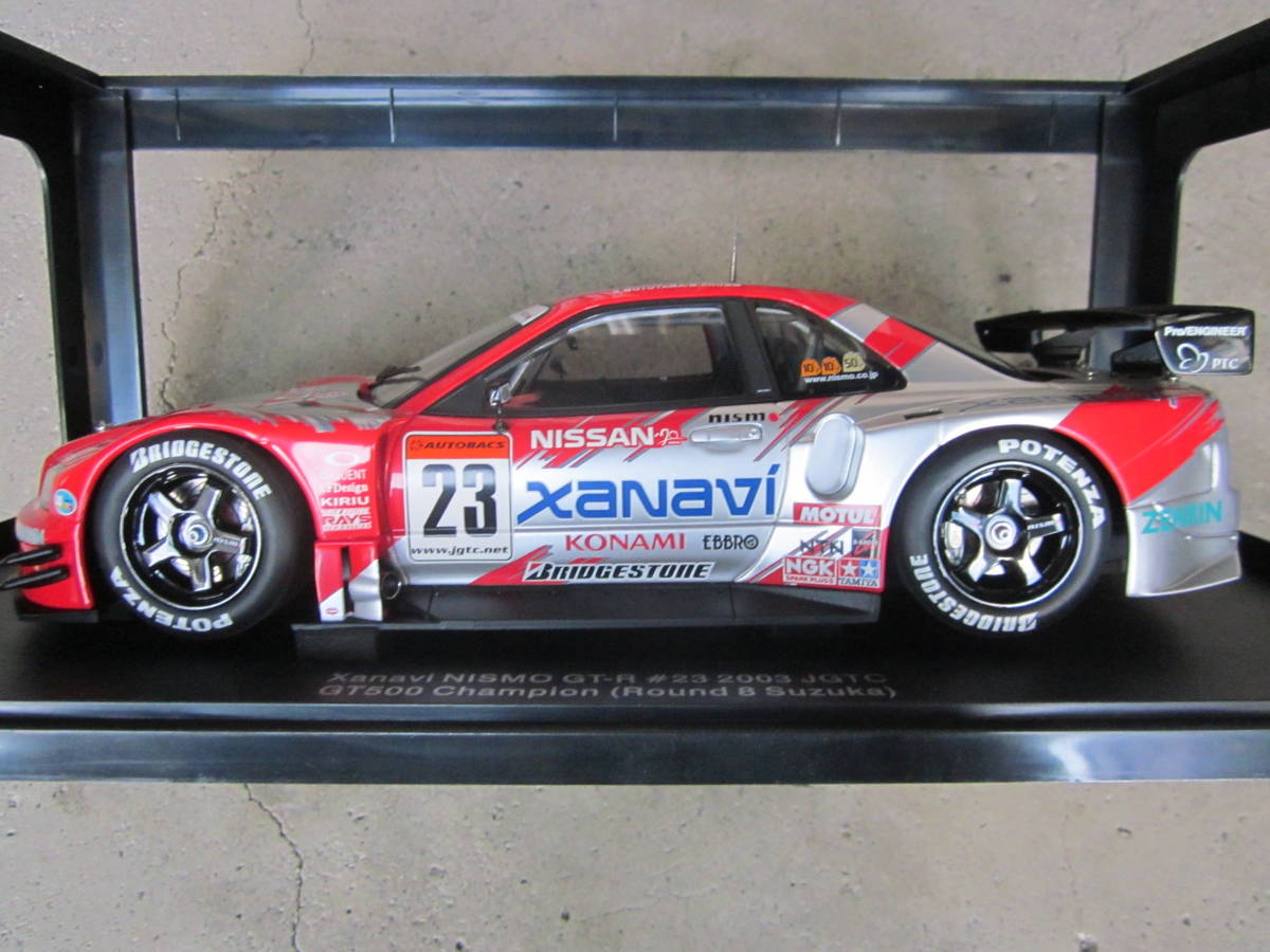 オートアート☆1/18 ザナヴィ ニスモ GT-R (R34) JGTC 2003 #23 GT500