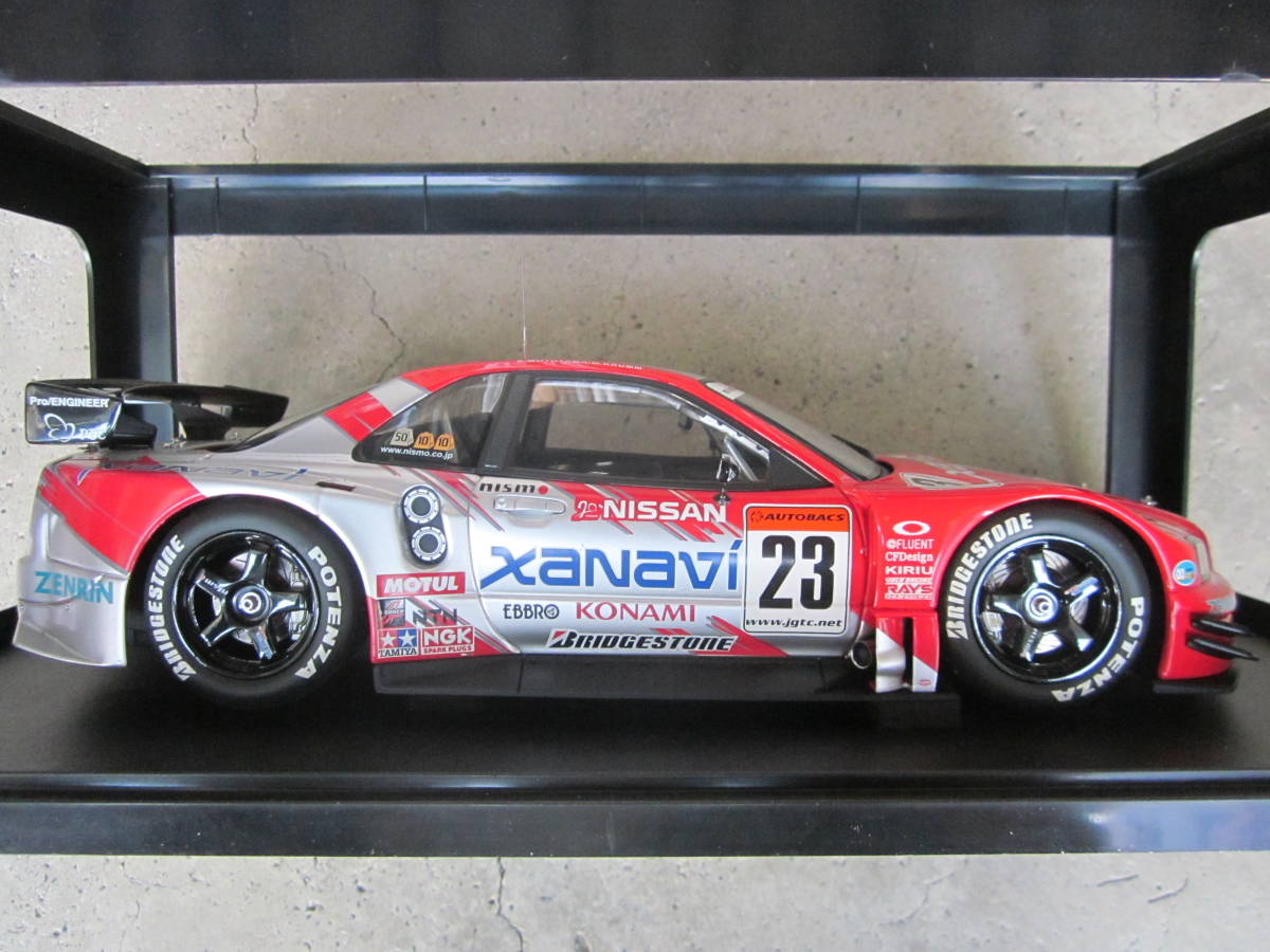 オートアート☆1/18 ザナヴィ ニスモ GT-R (R34) JGTC 2003 #23 GT500