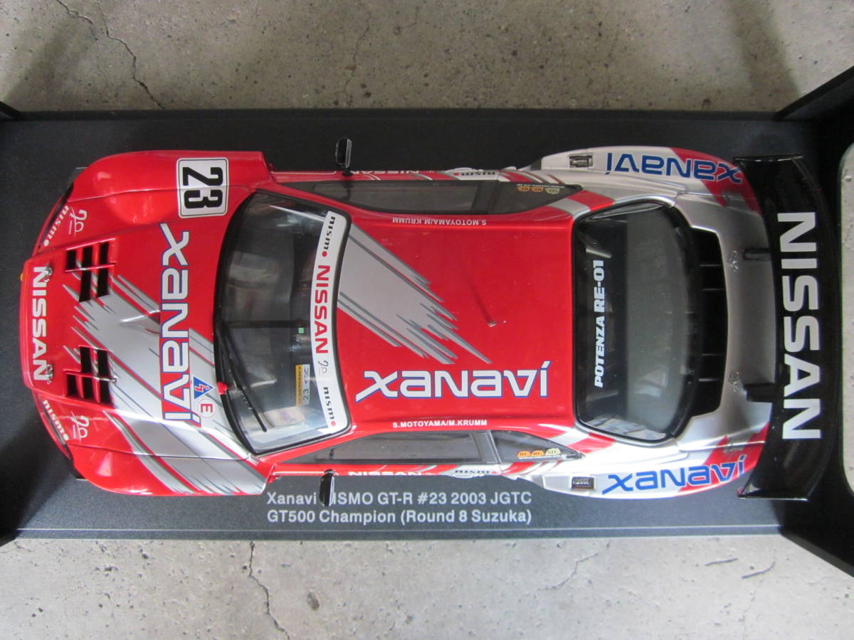 オートアート☆1/18 ザナヴィ ニスモ GT-R (R34) JGTC 2003 #23 GT500