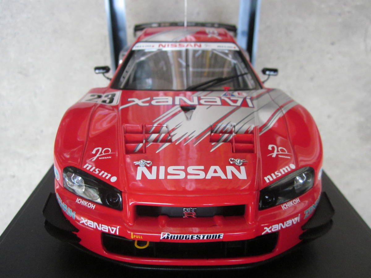 オートアート☆1/18 ザナヴィ ニスモ GT-R (R34) JGTC 2003 #23 GT500