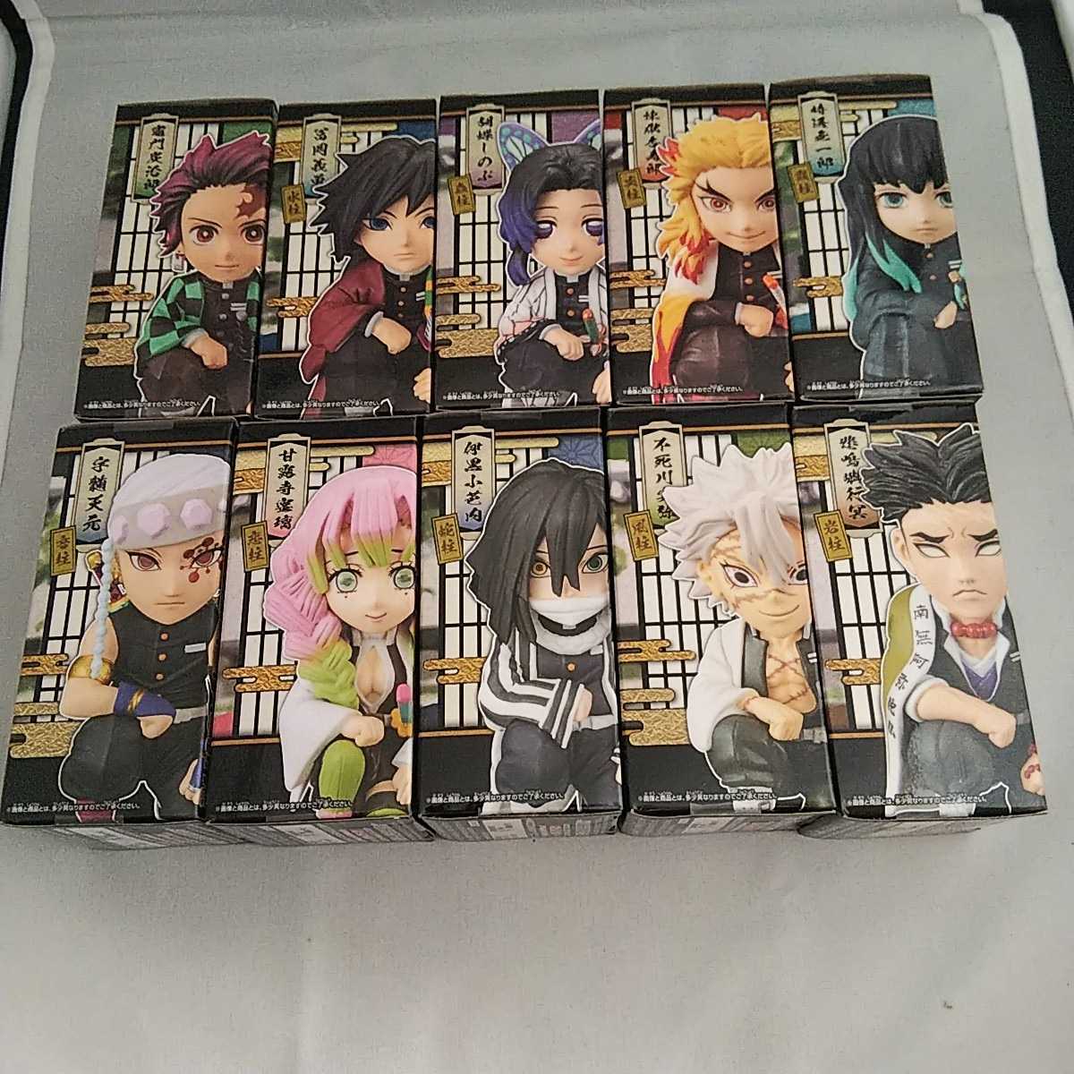 ★100スタ～★ 鬼滅の刃 ワールドコレクタブルフィギュア ～お館様の前だぞ～ vol.1 vol.2 セガ限定品炭治郎ver.10体 新品未開封国内正規品_2