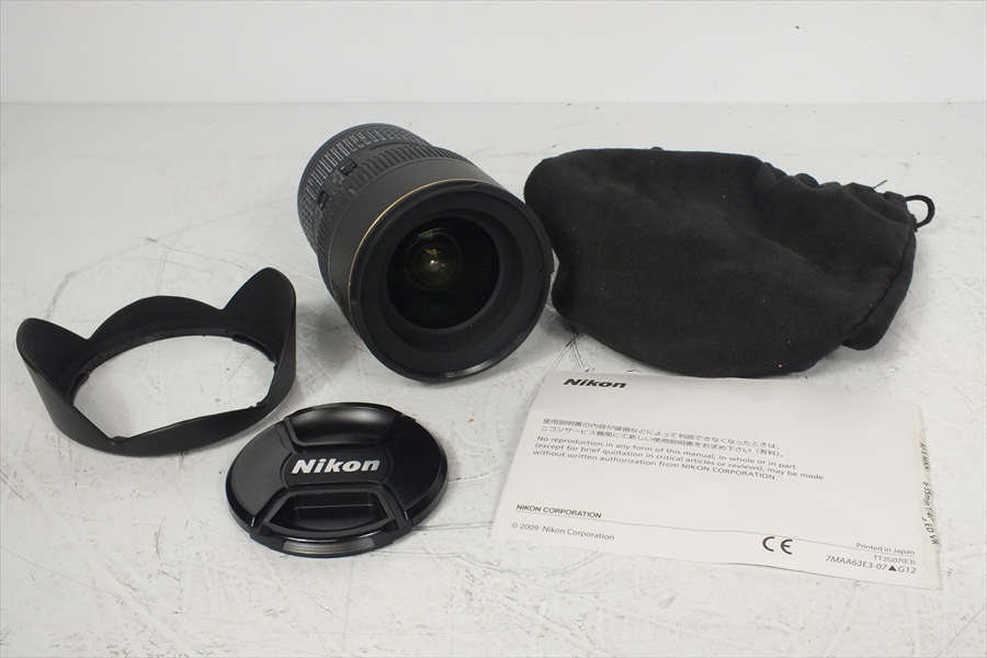 ★送料一律★NIKON ニコン レンズ AF-S NIKKOR 16-35mm 1.4G ED 取扱説明書付き ソフトケース付き 中古 現状品 200901H5249