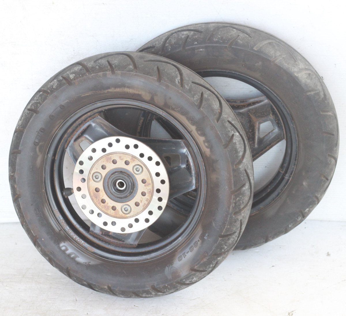 Dio ZX SR ホイール タイヤ新品 AF35 AF28 AF25 ディオ SR AF25 ホイール 前後 セット フロント リア ディスク化 N1