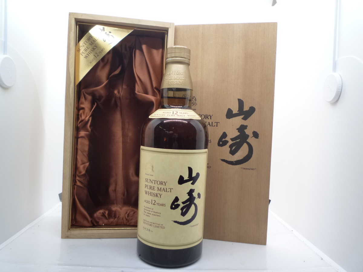 未開栓 古酒】【1000円スタート】SUNTORY PURE MALT WHISKY 山崎 12
