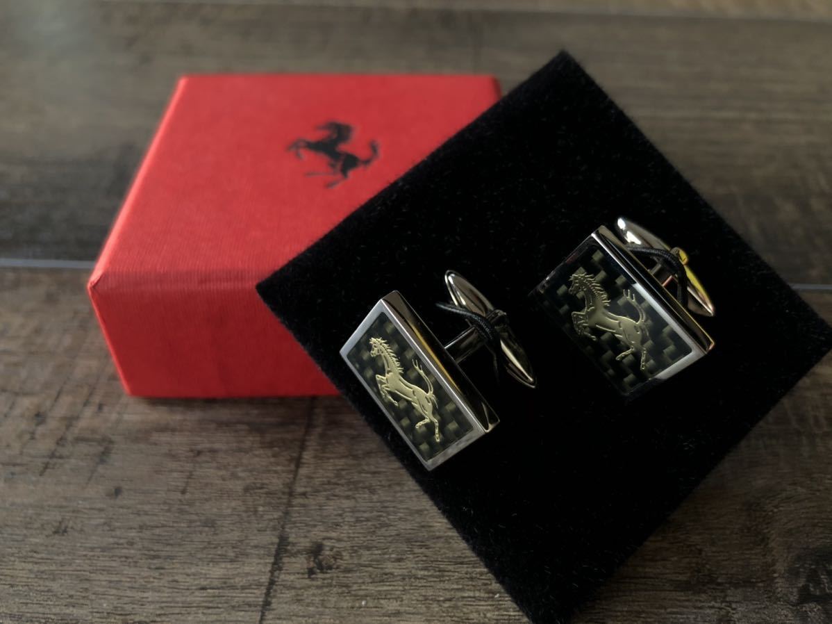  Ferrari フェラーリ 正規 カーボン Carbon カフスボタン コーンズ購入 箱付き(フェラーリ)｜売買されたオークション情報、yahooの商品情報をアーカイブ公開 - オークファン フェラーリ
