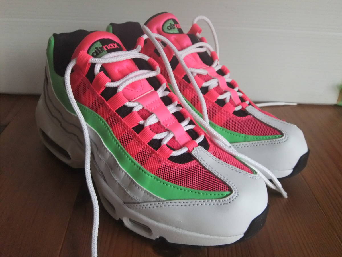 同様 かわいい ナイキ Nike ウィメンズ エアマックス ９５ Wmns Air Max 95 蛍光 ピンク グリーン ホワイト 定価円 25 0cm 売買されたオークション情報 Yahooの商品情報をアーカイブ公開 オークファン Aucfan Com