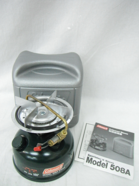  164 Coleman コールマン 508A ガソリンシングルバーナー シングルストーブ スポーツスター2 STOVE 刻印 100(ガソリン)｜売買されたオークション情報、yahooの商品情報をアーカイブ公開 - オークファ ガソリン