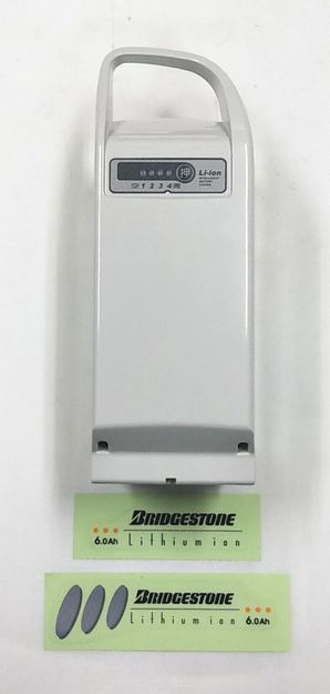 大人気，限定SALE 箱なし ブリヂストン 電動自転車バッテリー LI6.0NB ホワイト ＢＳ ボーテ アンジェリーノアシスタ 擦れキズあり(電動アシスト自転車用バッテリー)｜売買されたオークション情報、yahooの商品 電動アシスト自転車用バッテリー