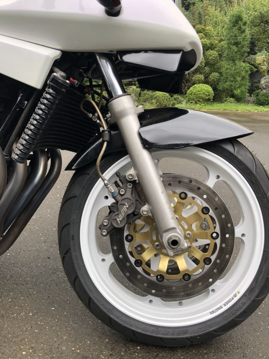 大人気，定番人気 送料安い メッシュホース 500mm＋290mm 330mm キャリパーアダプターP1.00 90mm ニッシンキャリパー 使用 GSF1200 GSX-R1100(その他)｜売買されたオークション情報、yahooの商品情報をアーカイブ公開 - オ その他