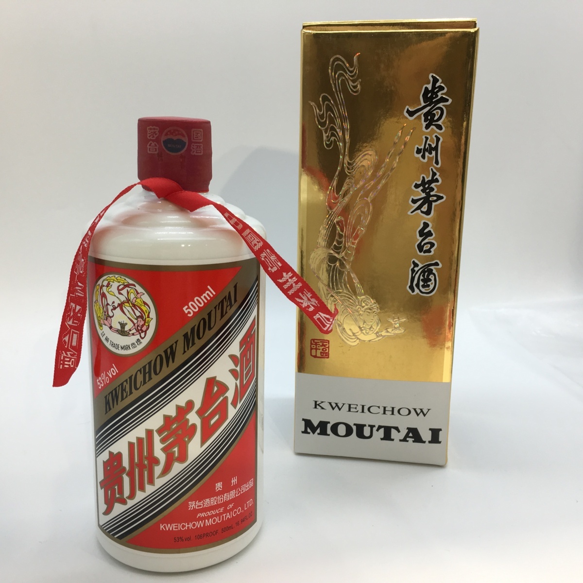 ①1円～◇貴州茅台酒 マオタイ KWEICHOW MOUTAI 500ml 53％ 943g 陶器