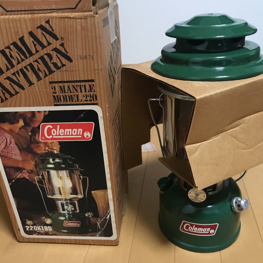 コールマン ツーマントル ランタン 220J COLEMAN デッドストック