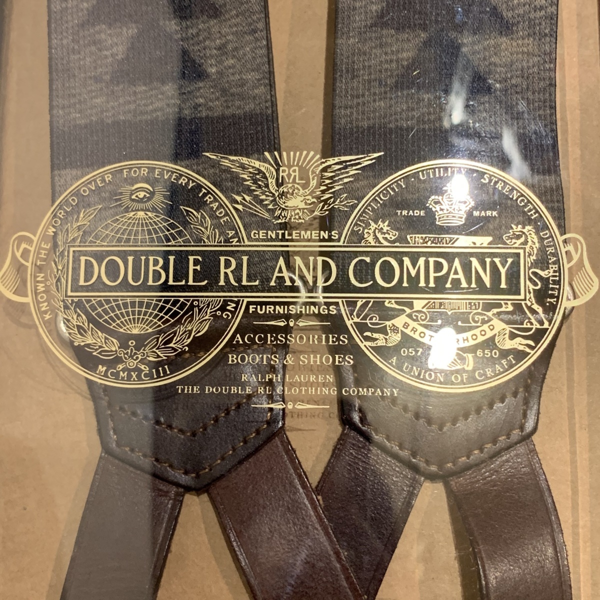 ラルフローレン　RRLサスペンダー　ビンテージ RRL SUSPENDER.(USED) / 希少 レア ダブルアールエル ラルフローレン