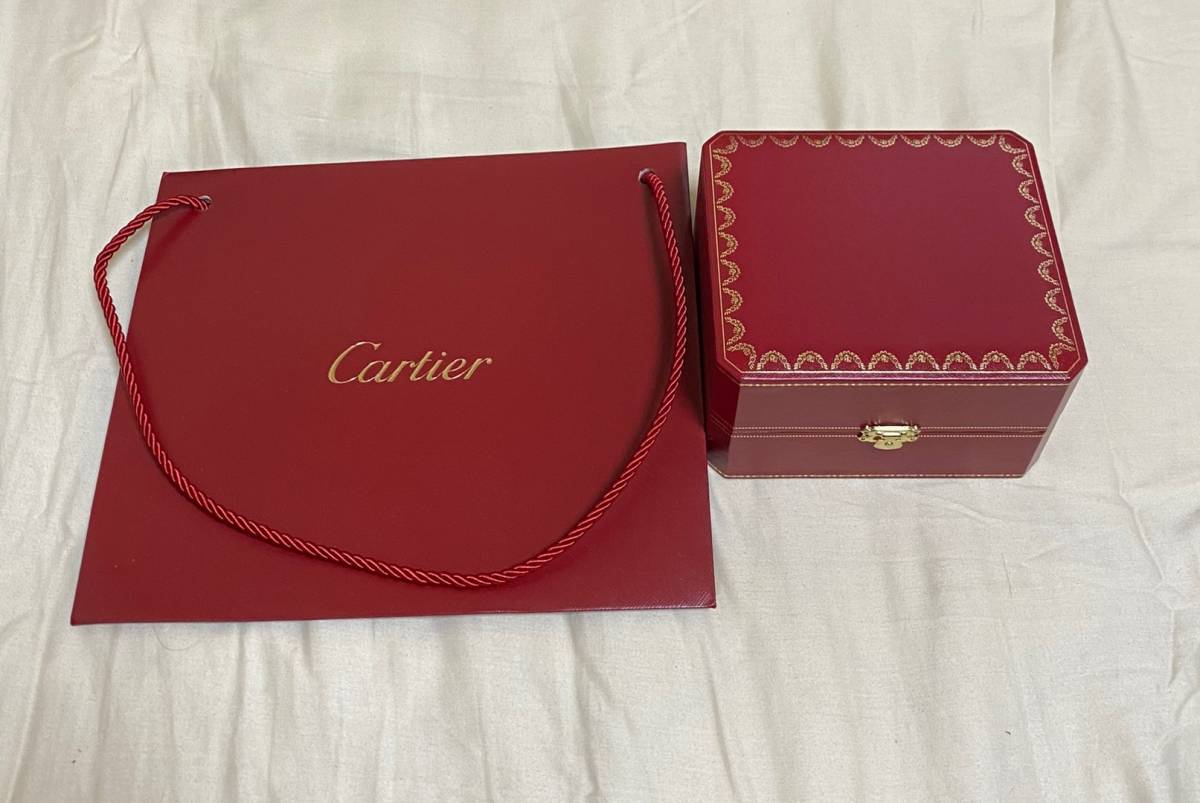 極美品 純正 Cartier 時計用 箱 ショッパー カルティエ ボックス