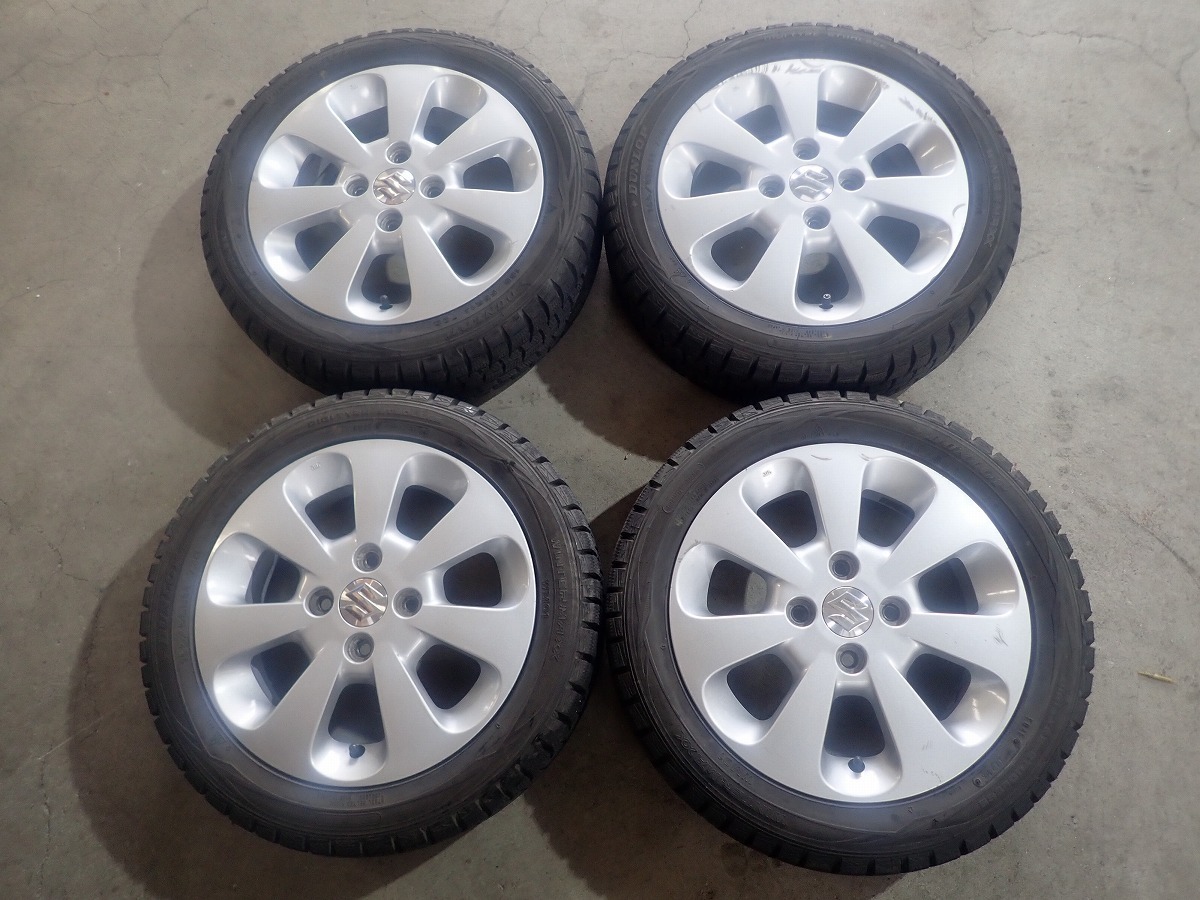 スズキ ワゴンR 純正ホイールタイヤ セット4本 165/55R15 2023年