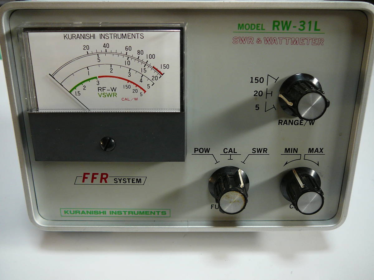 クラニシ　RW-271W SWR　パワー計 クラニシ製 SWR/パワー計 RW-31L 1.9MHz～150MHz 5/20/150W切替 Yahoo