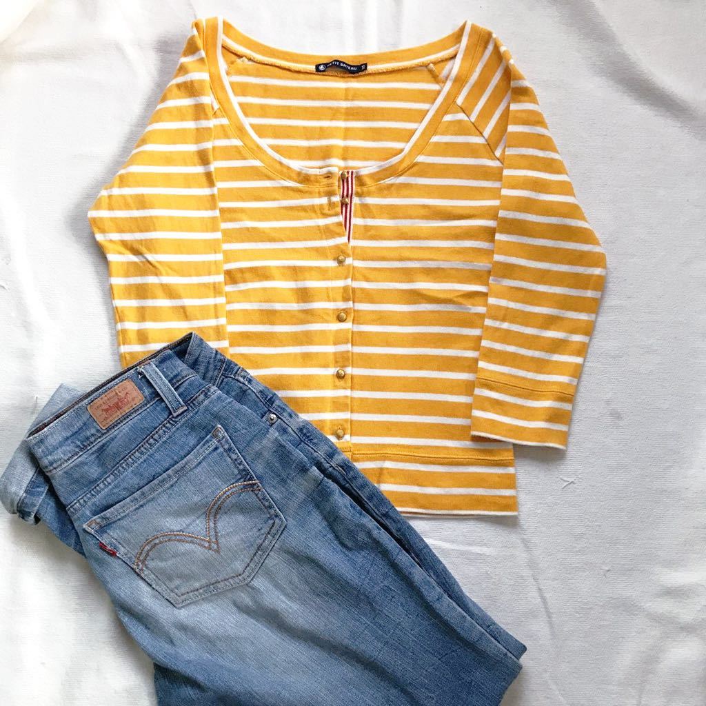 プチバトーpetit Bateau 7部丈 カーディガン Xs レディース 女性用 売買されたオークション情報 Yahooの商品情報をアーカイブ公開 オークファン Aucfan Com